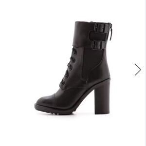 Tory Burch Broome High Heel Combat Boots